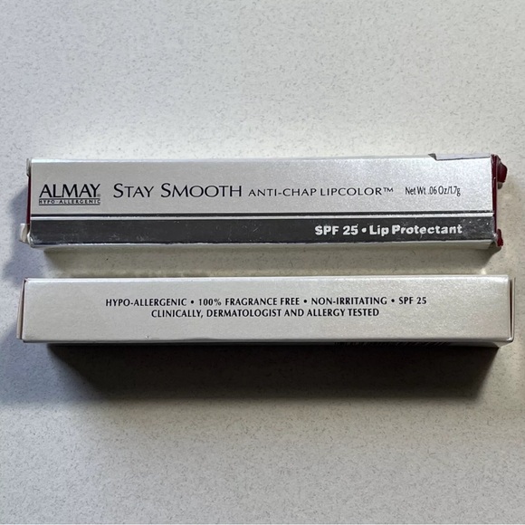 2x ALMAY Stay Smooth Anti-Chap Lipcolor with SPF 25 - Lip Protectant #44 FRUITY - Picture 5 of 7